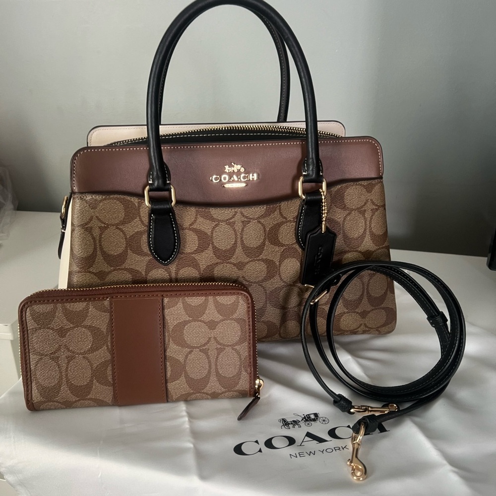 Coach Satchel and Wallet Set